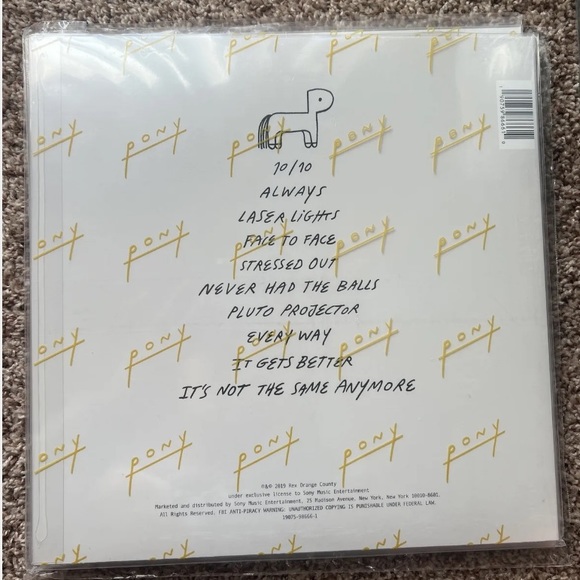 REX ORANGE COUNTY BRAND NEW PONY VINYL RECORD - Picture 2 of 2